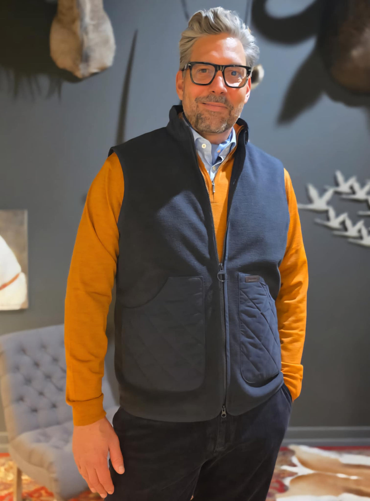 Barbour LOWICH fleece gilet