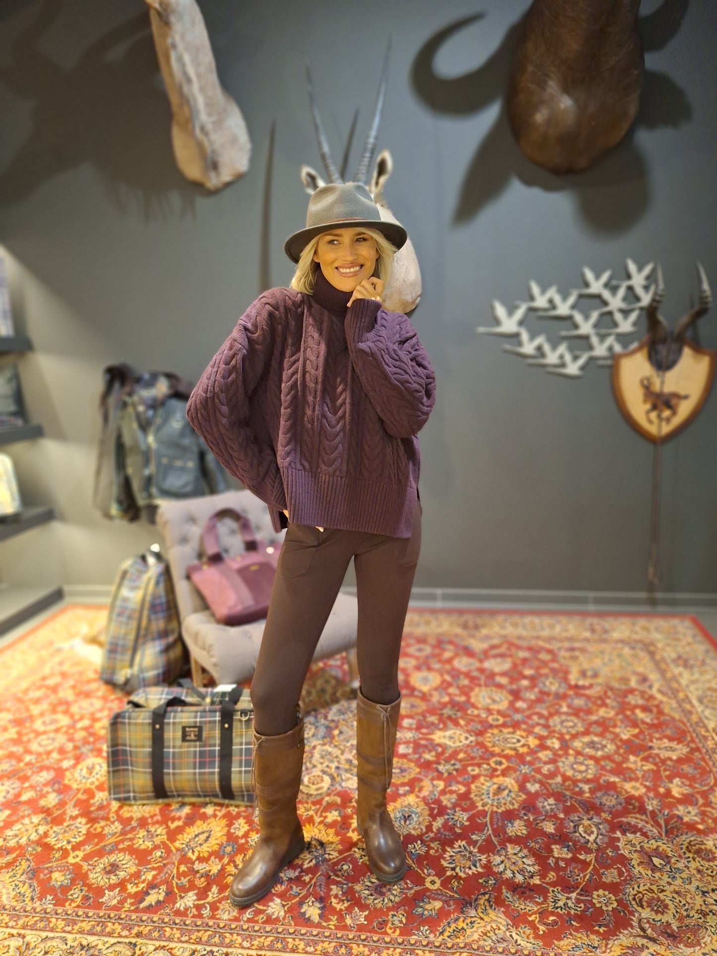 BARBOUR EMBLETON KNITTED JUMPER