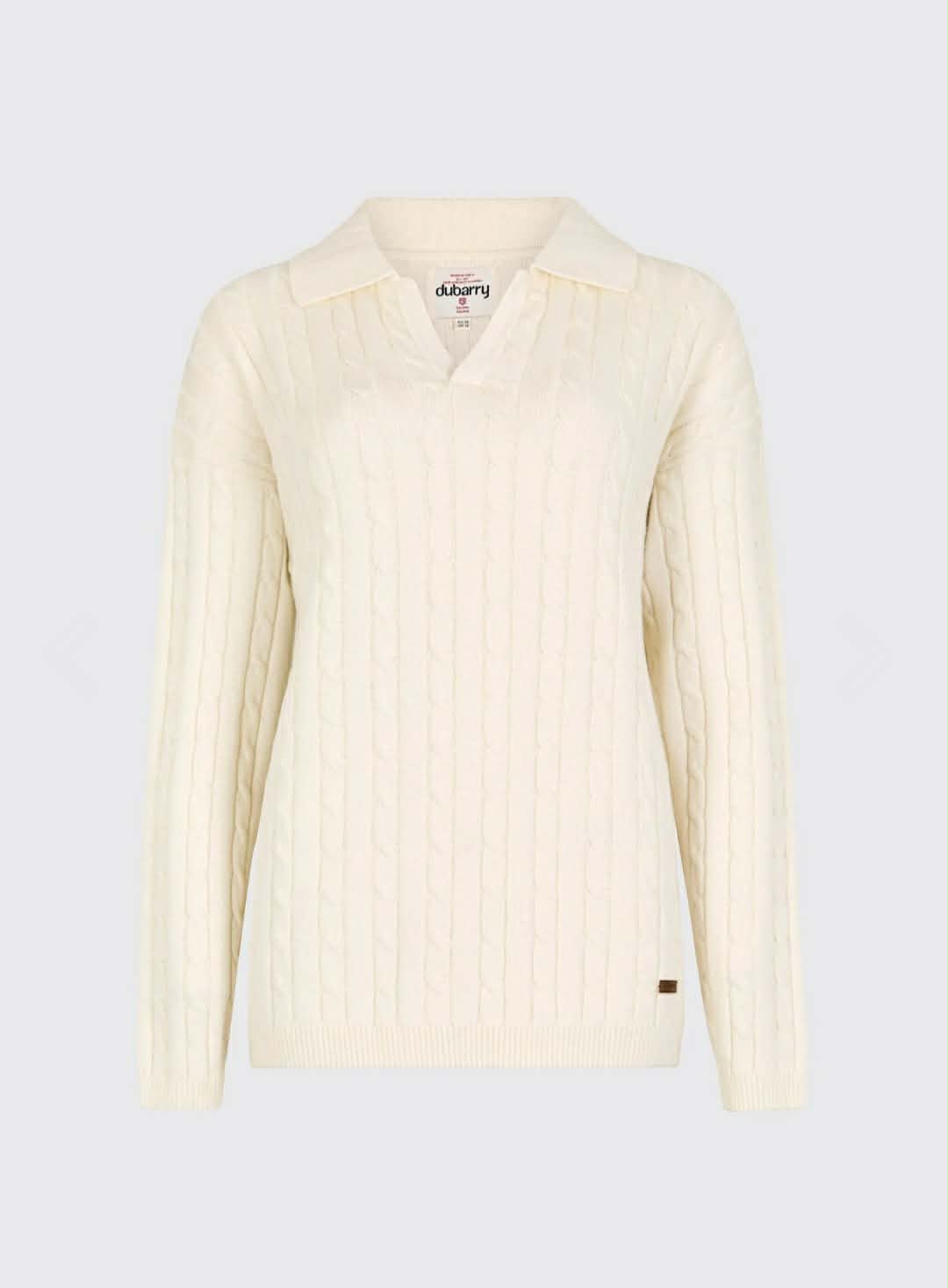 Brownville Dames Merino Blend Trui - Oyster