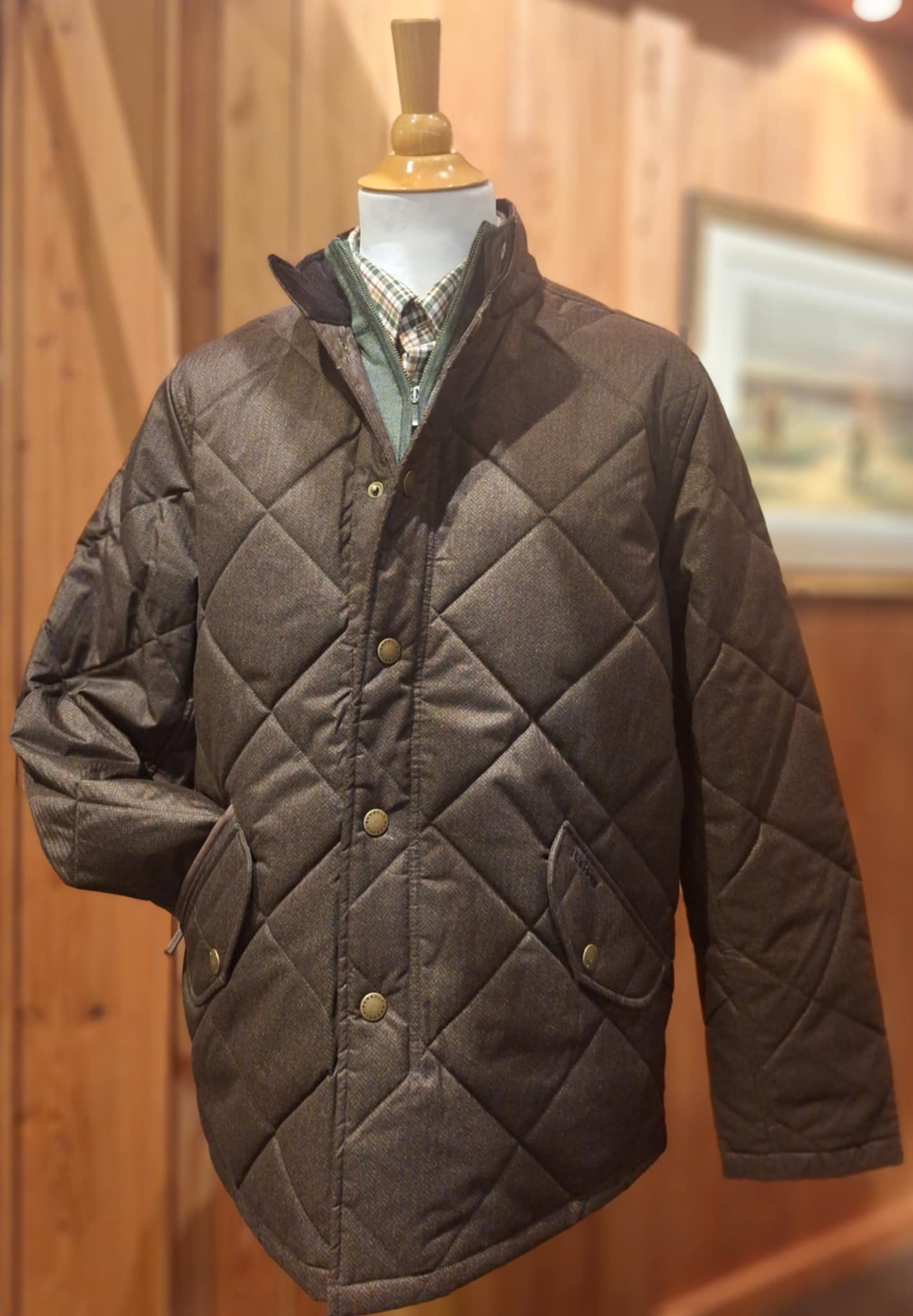 BARBOUR WINTER SHOVELER QUILTED JACKET