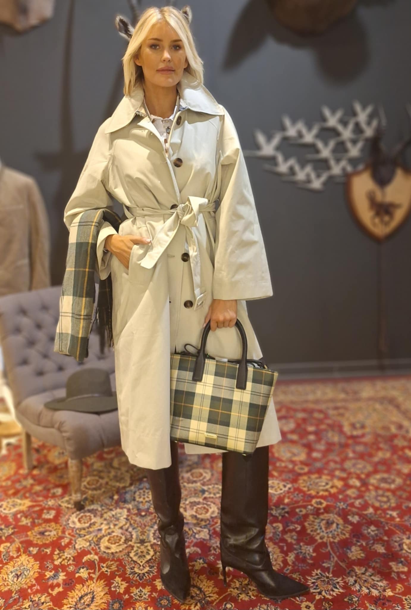 BARBOUR ROBYN TRENCH SHOWERPROOF