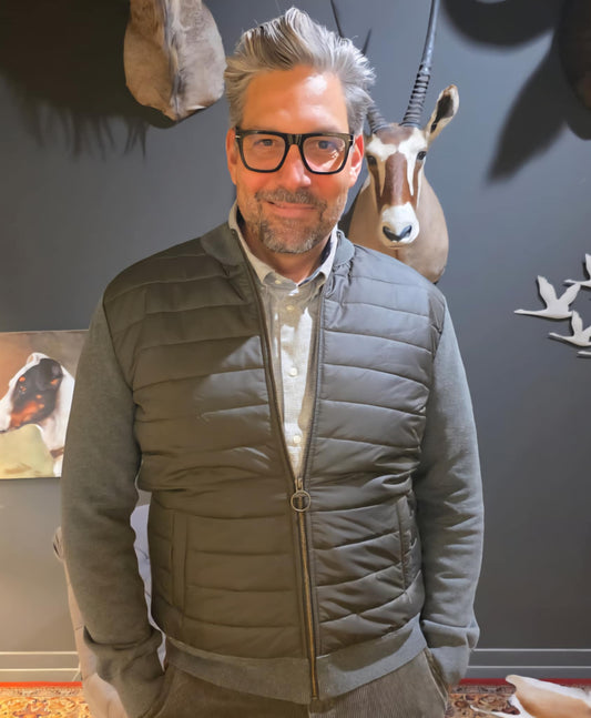 BARBOUR ESSENTIAL CARN BAFFLE ZIP THROUGH KNITTED JUMPER