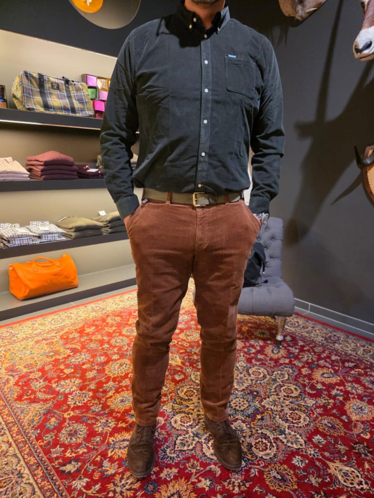 BARBOUR RAMSEY TAILORED CORD SHIRT