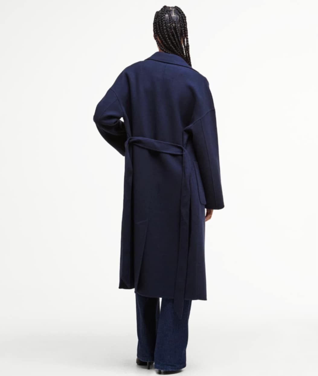 BARBOUR RACHEL WOOL WRAP COAT