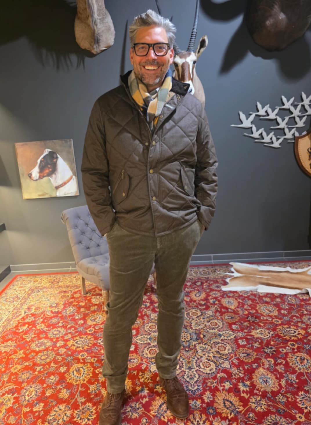 BARBOUR WINTER SHOVELER QUILTED JACKET