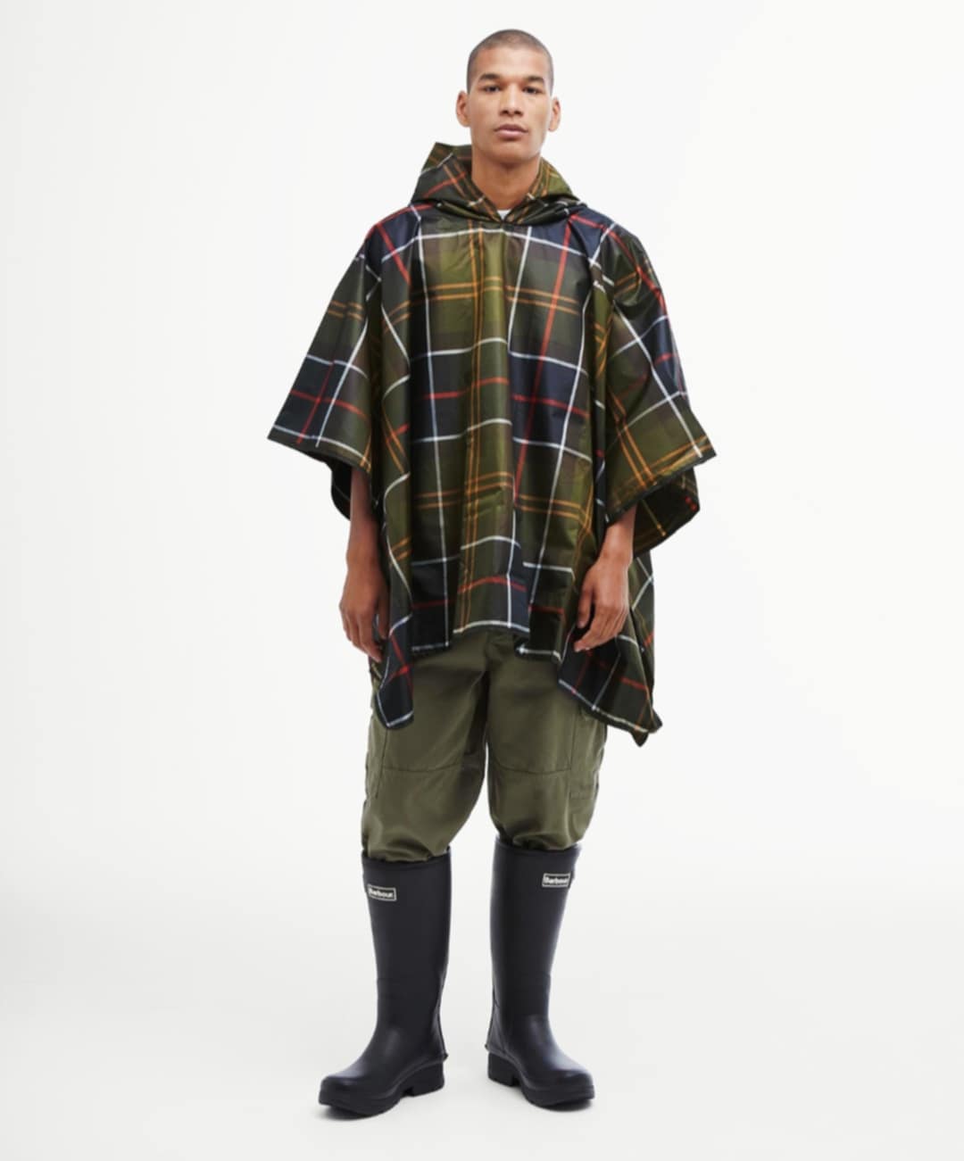 BARBOUR TARTAN SHOWERPROOF PONCHO