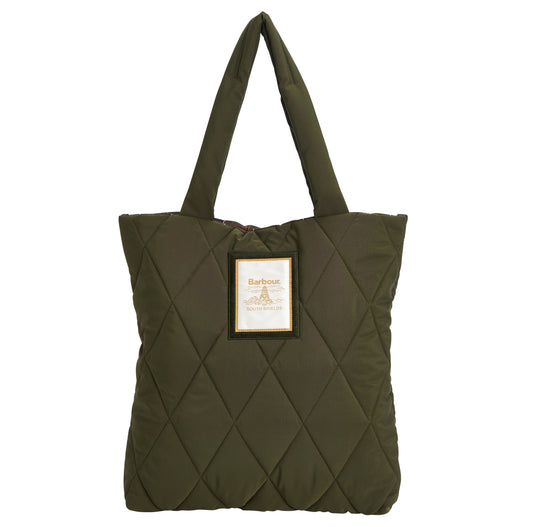 BARBOUR MARIAH QUILTED TOTE BAG