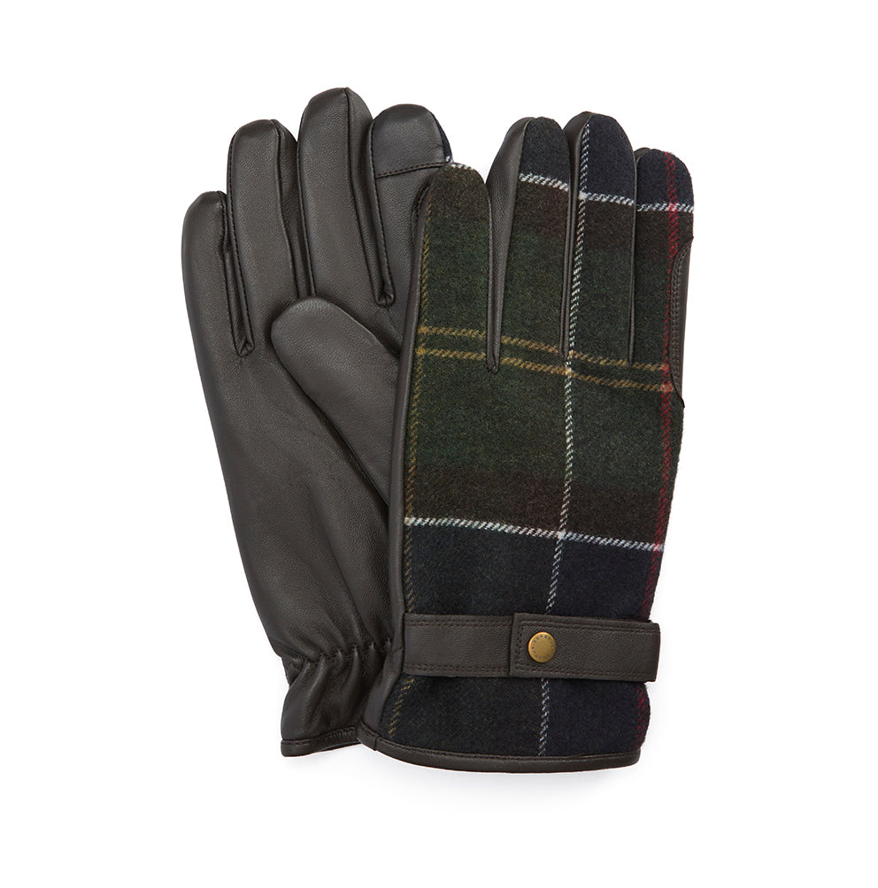 BARBOUR NEWBROUGH TARTAN GLOVES