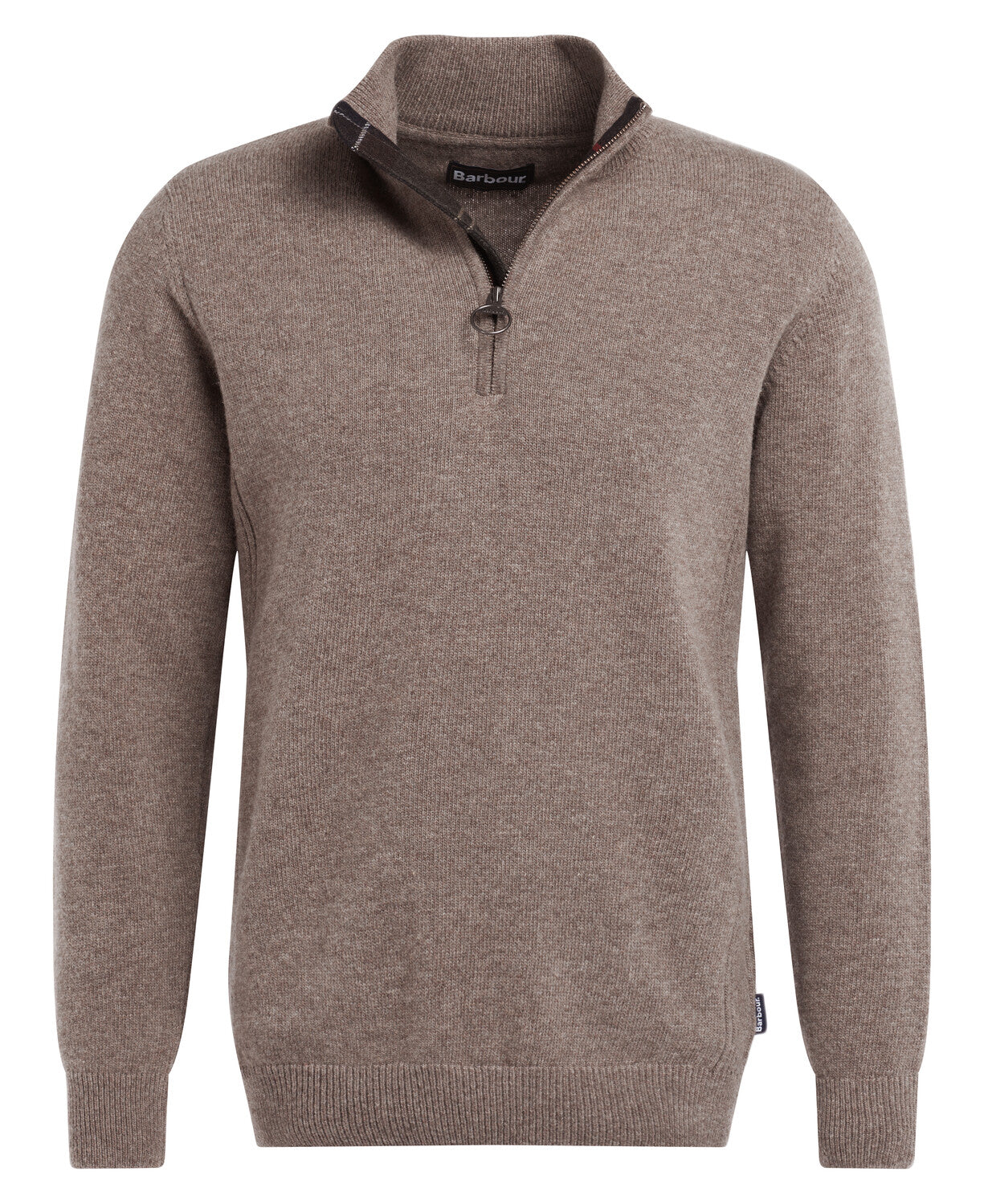 BARBOUR HOLDEN HALF ZIP KNITTED JUMPER
