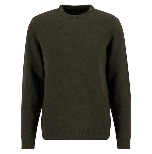 BARBOUR ESSENTIAL LAMBSWOOL CREW NECK SWEATER
