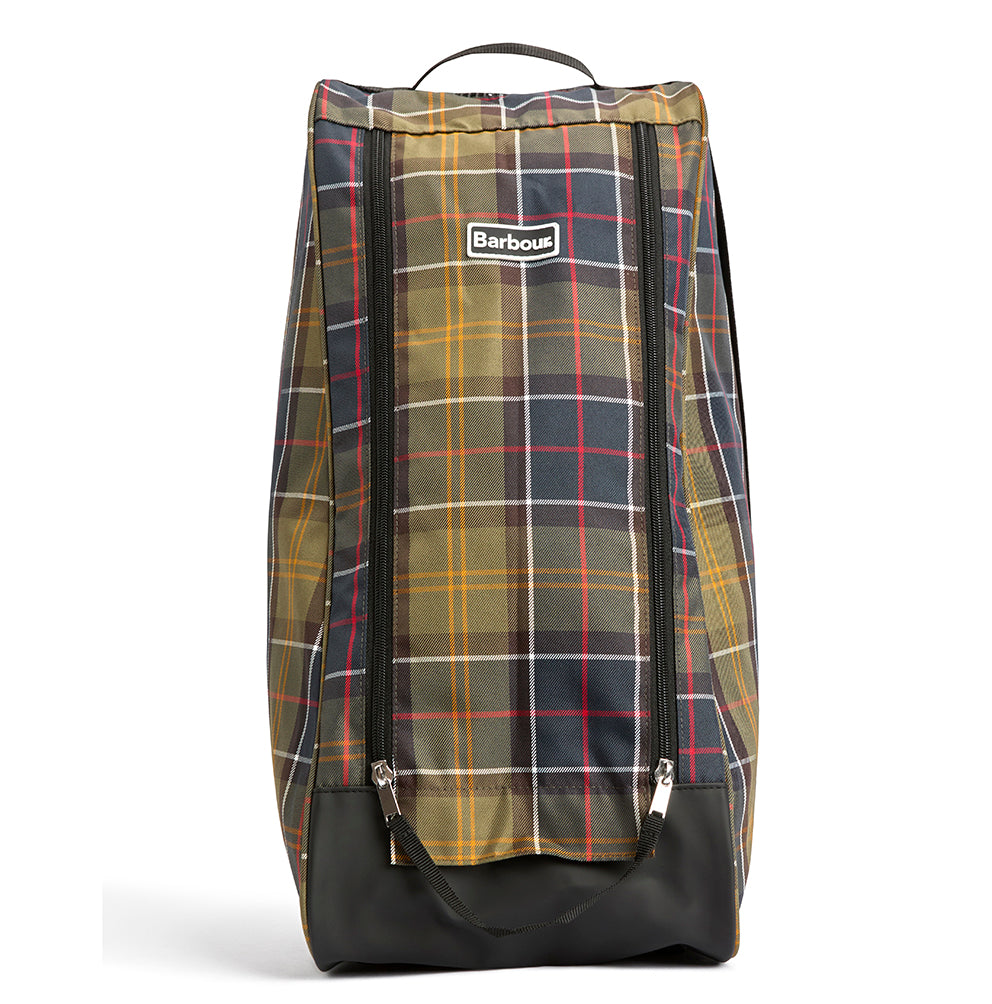 BARBOUR TARTAN WELLINGTON BOOT BAG