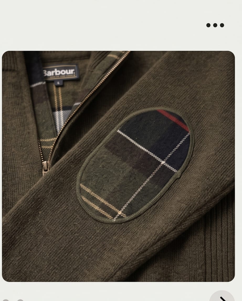 BARBOUR HOLDEN 1/4 ZIP KAKI