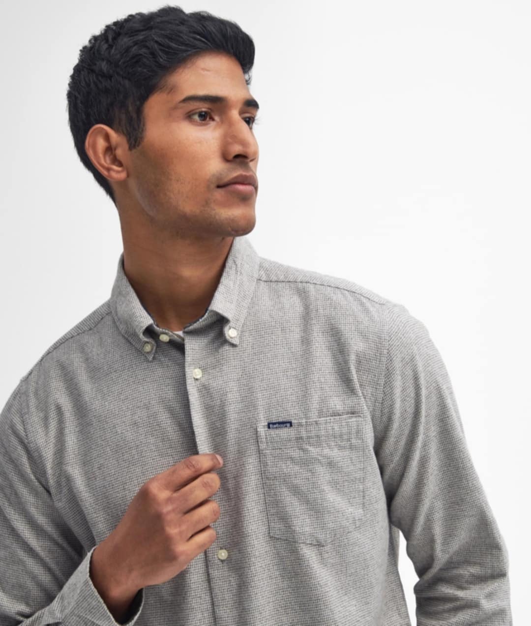 BARBOUR TURNER TAILORED HOUNDSTOOTH SHIRT