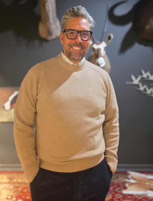 BARBOUR GRANGETOWN CREW NECK SWEATER