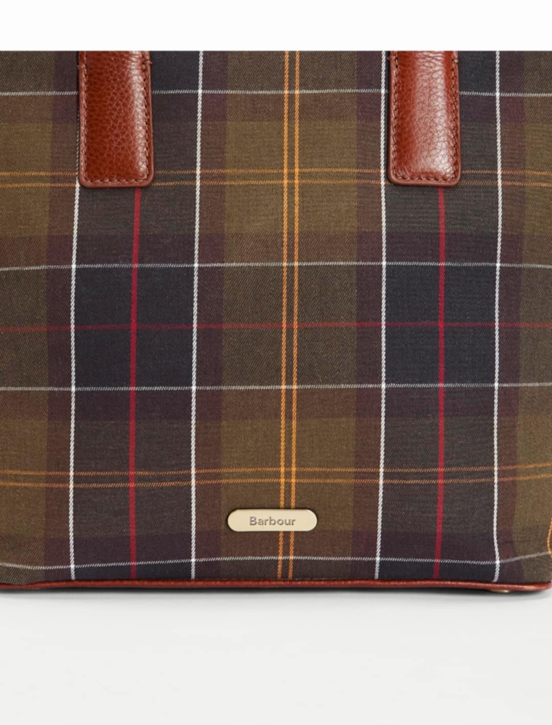 BARBOUR BIRCH TARTAN TOTE BAG