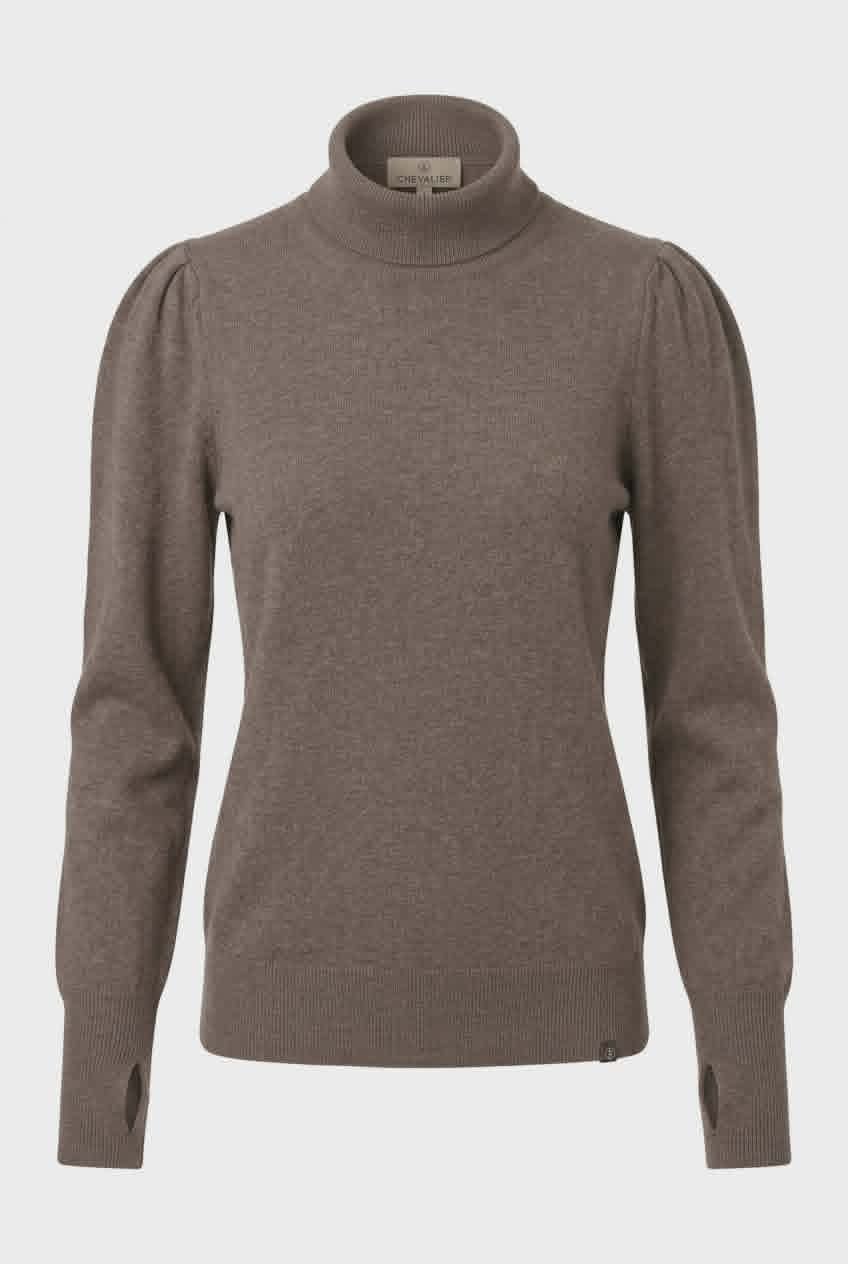 Chevalier roll neck met poefmouwen