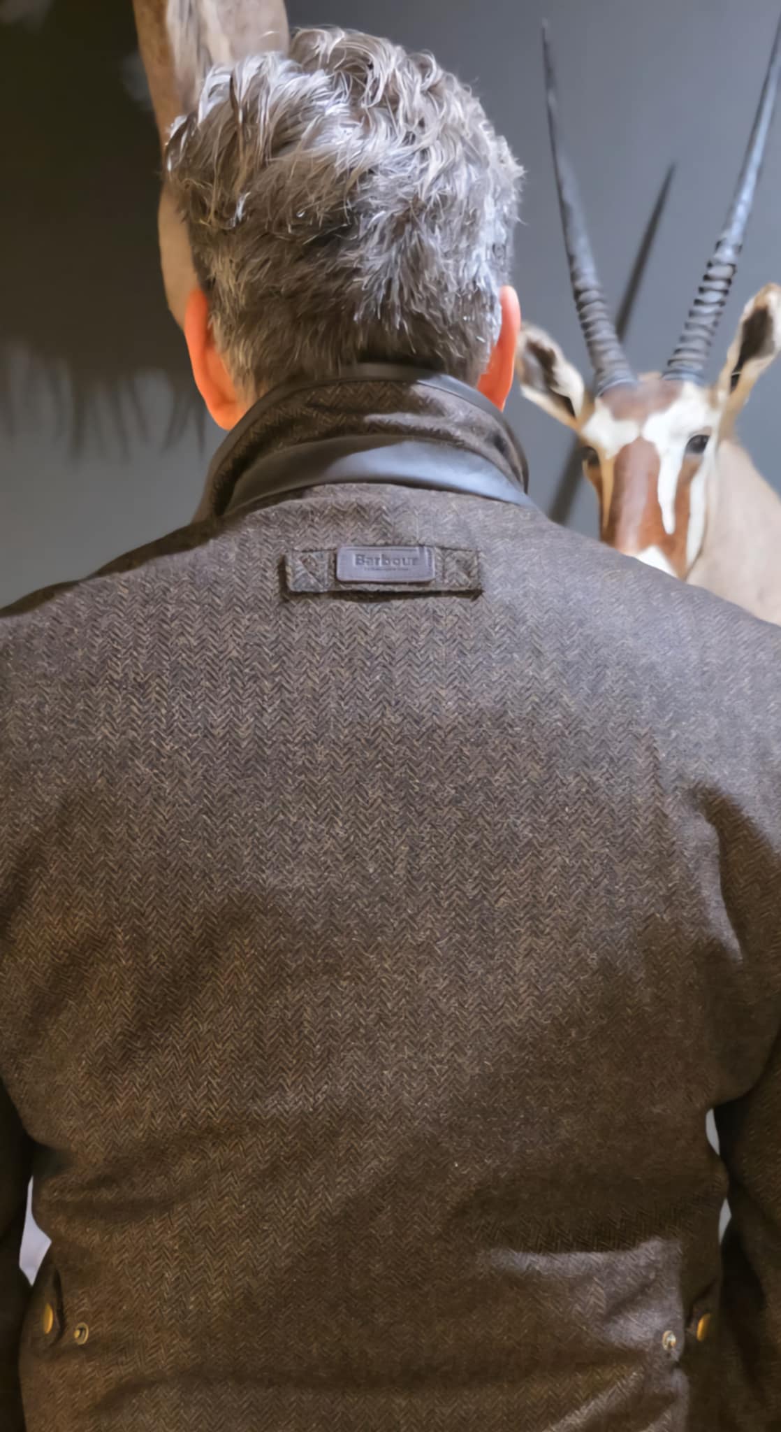 BARBOUR HEREFORD TWEED WOOL JACKET