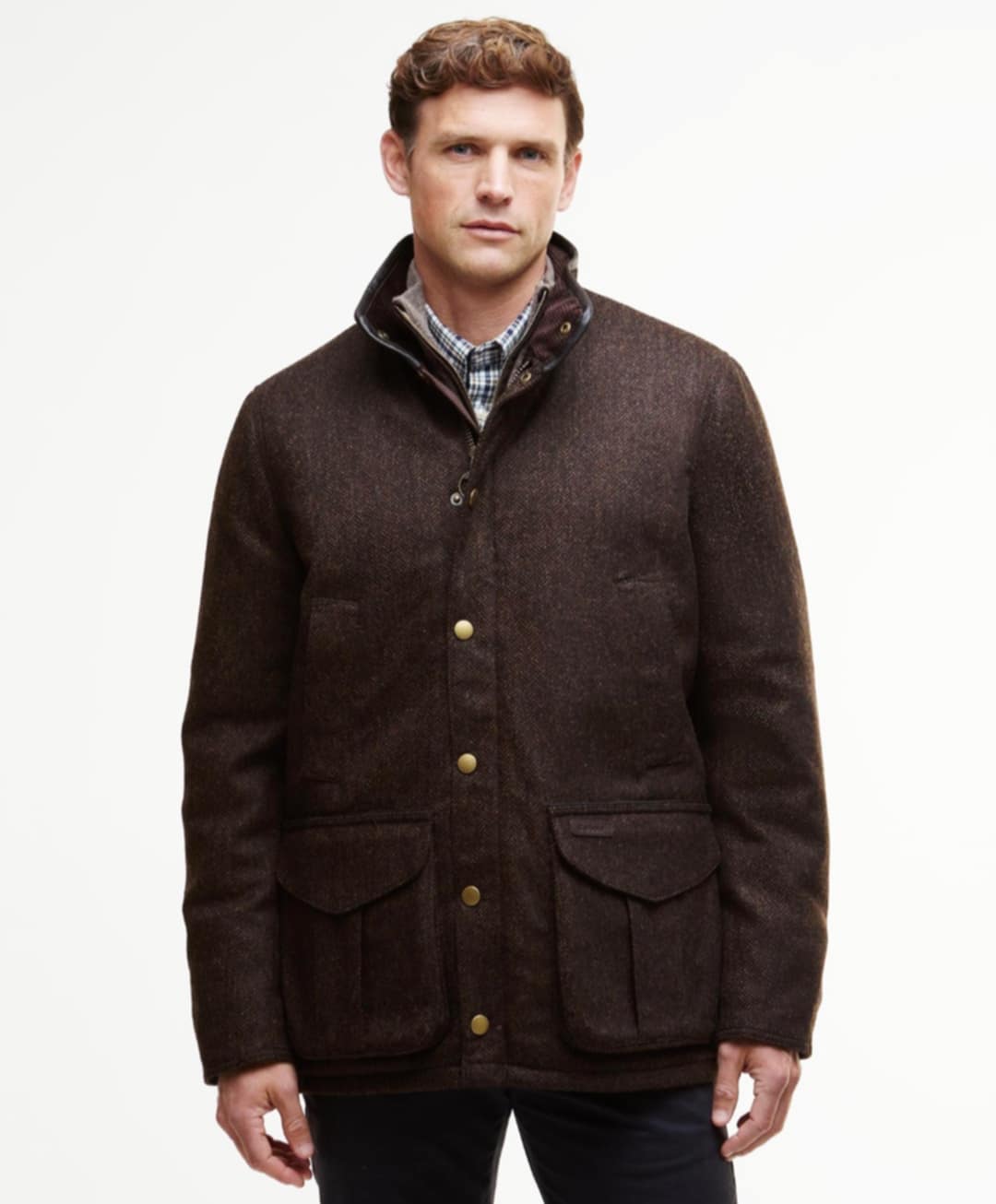 BARBOUR HEREFORD TWEED WOOL JACKET