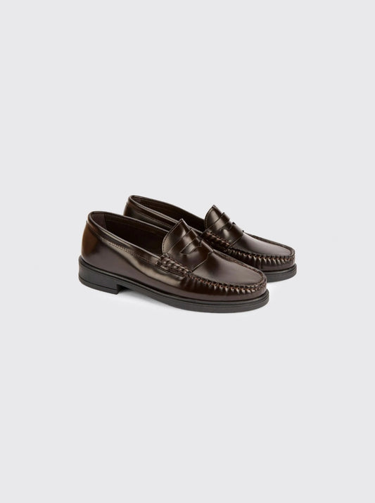 Harvard Dames Casual Loafer - Mahogany