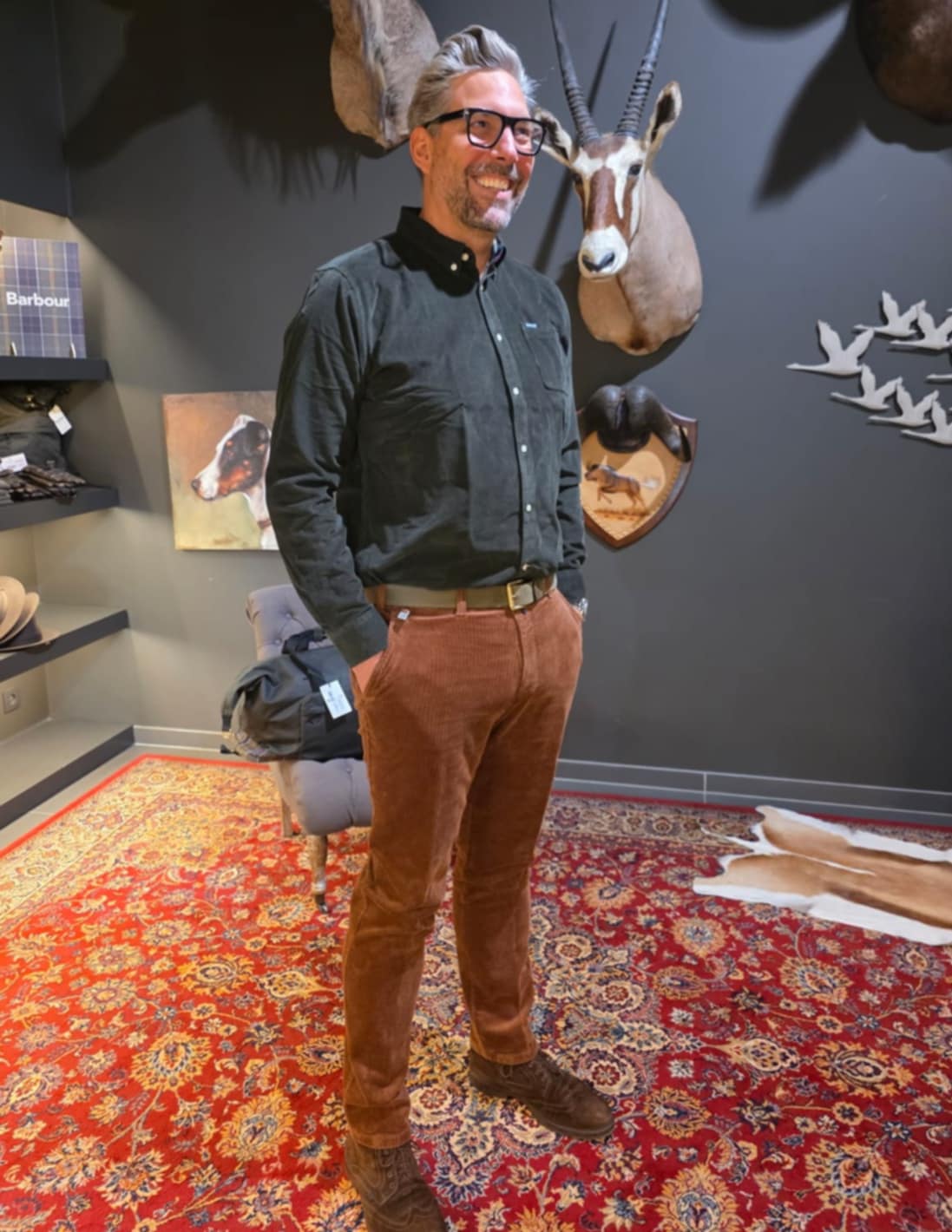 BARBOUR RAMSEY TAILORED CORD SHIRT