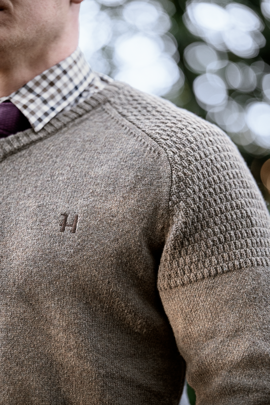 Härkila Vincent merino v-neck pullover