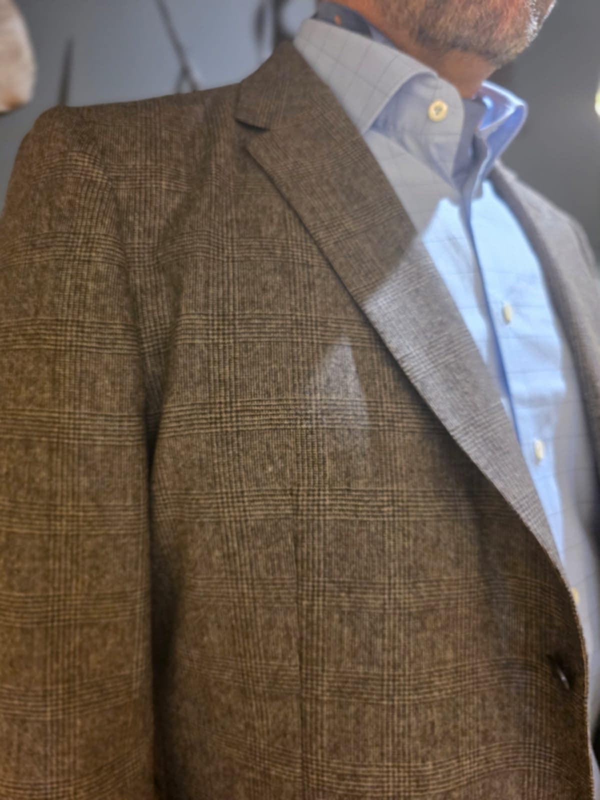 BARBOUR KENSINGTON CHECK BLAZER