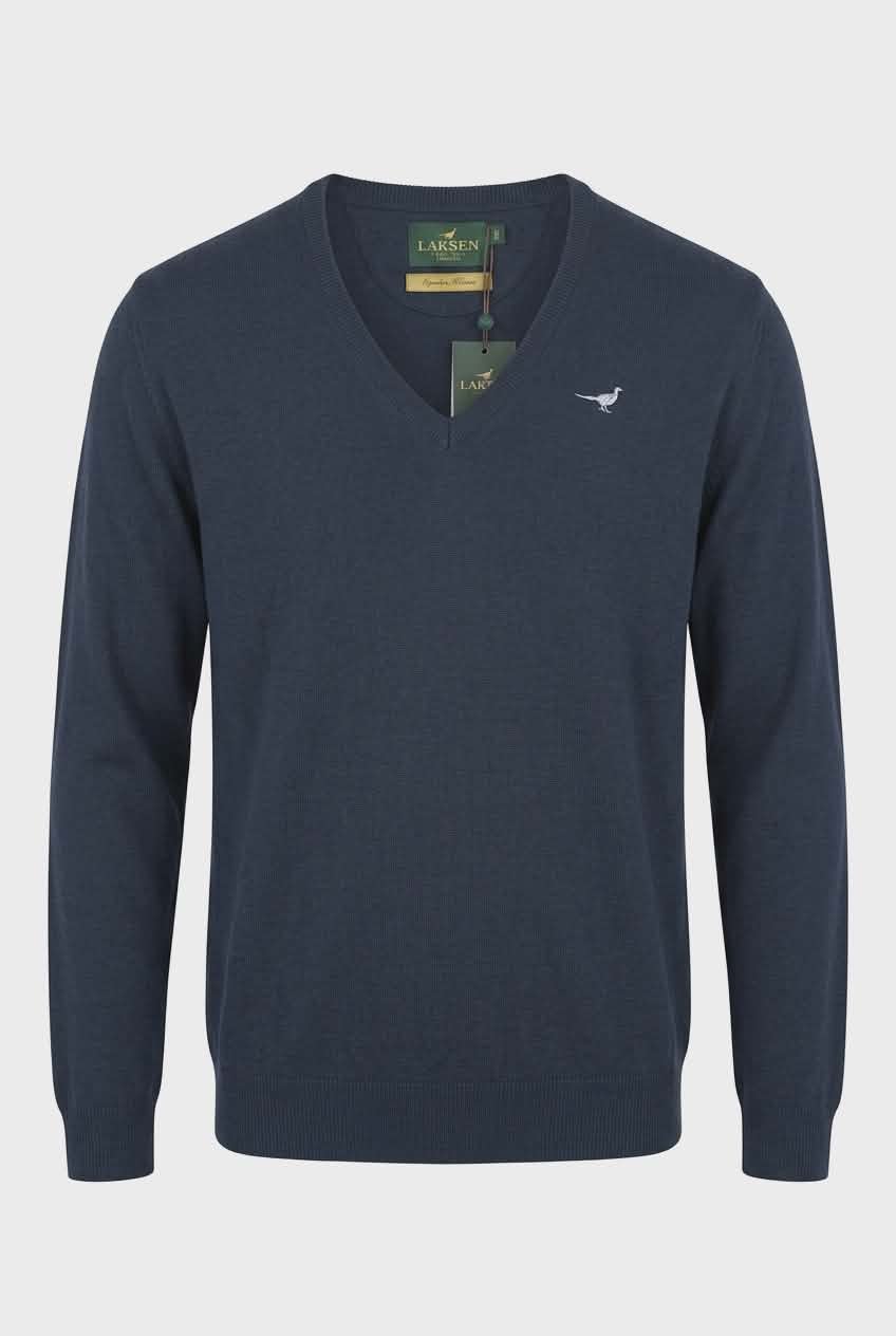 LAKSEN DAMES MERINO V-NEK