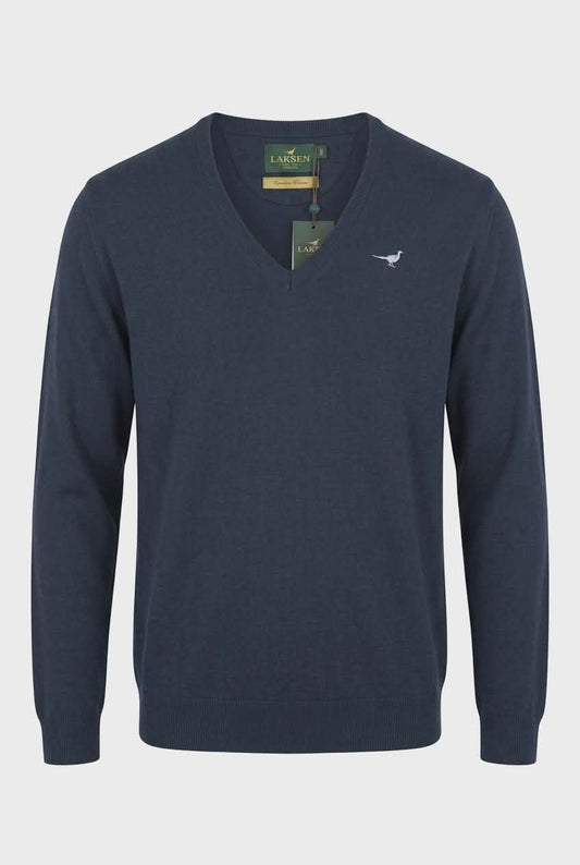 LAKSEN DAMES MERINO V-NEK