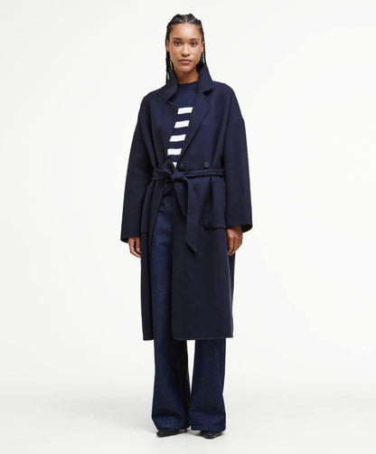 BARBOUR RACHEL WOOL WRAP COAT