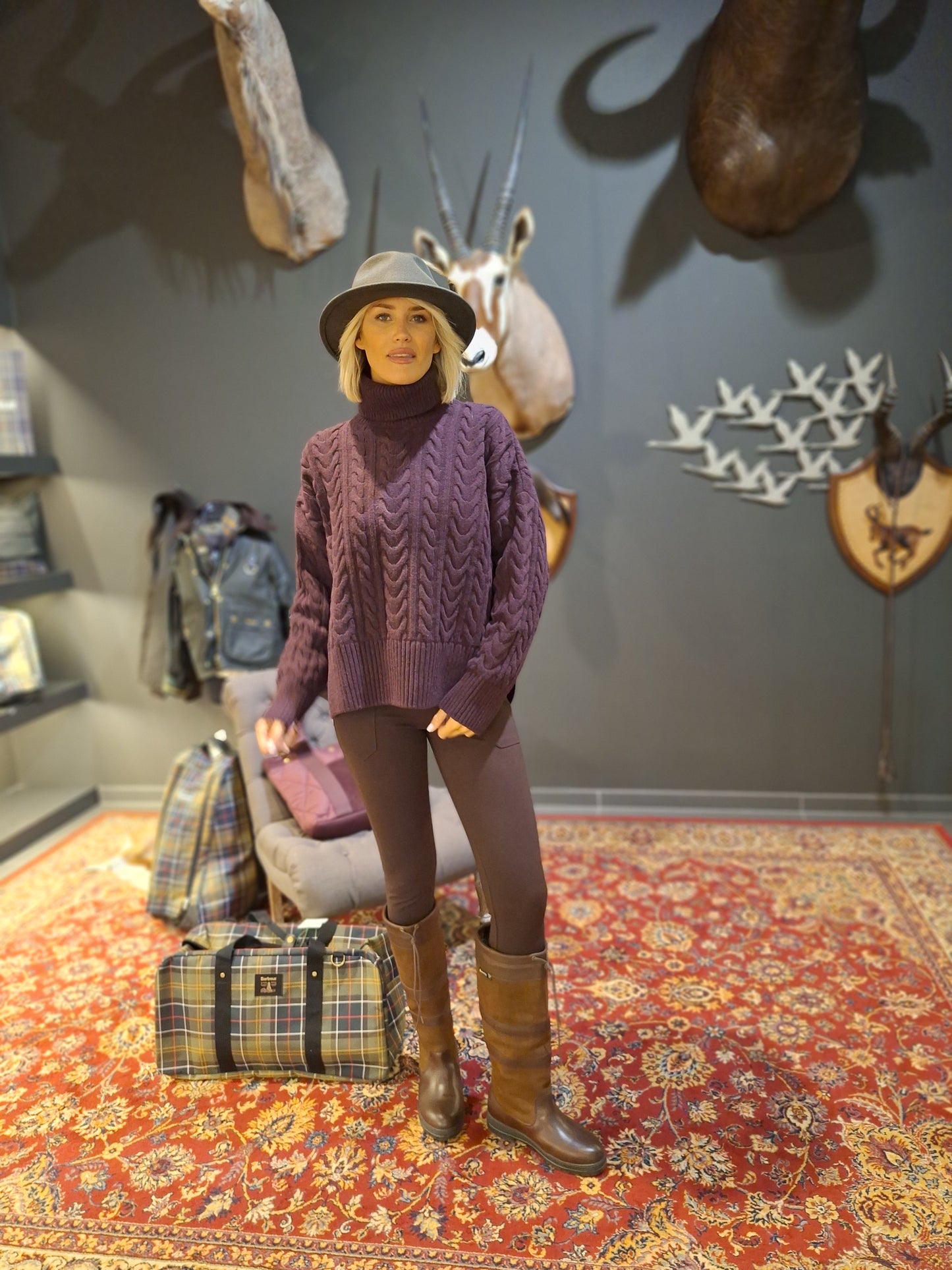 BARBOUR EMBLETON KNITTED JUMPER