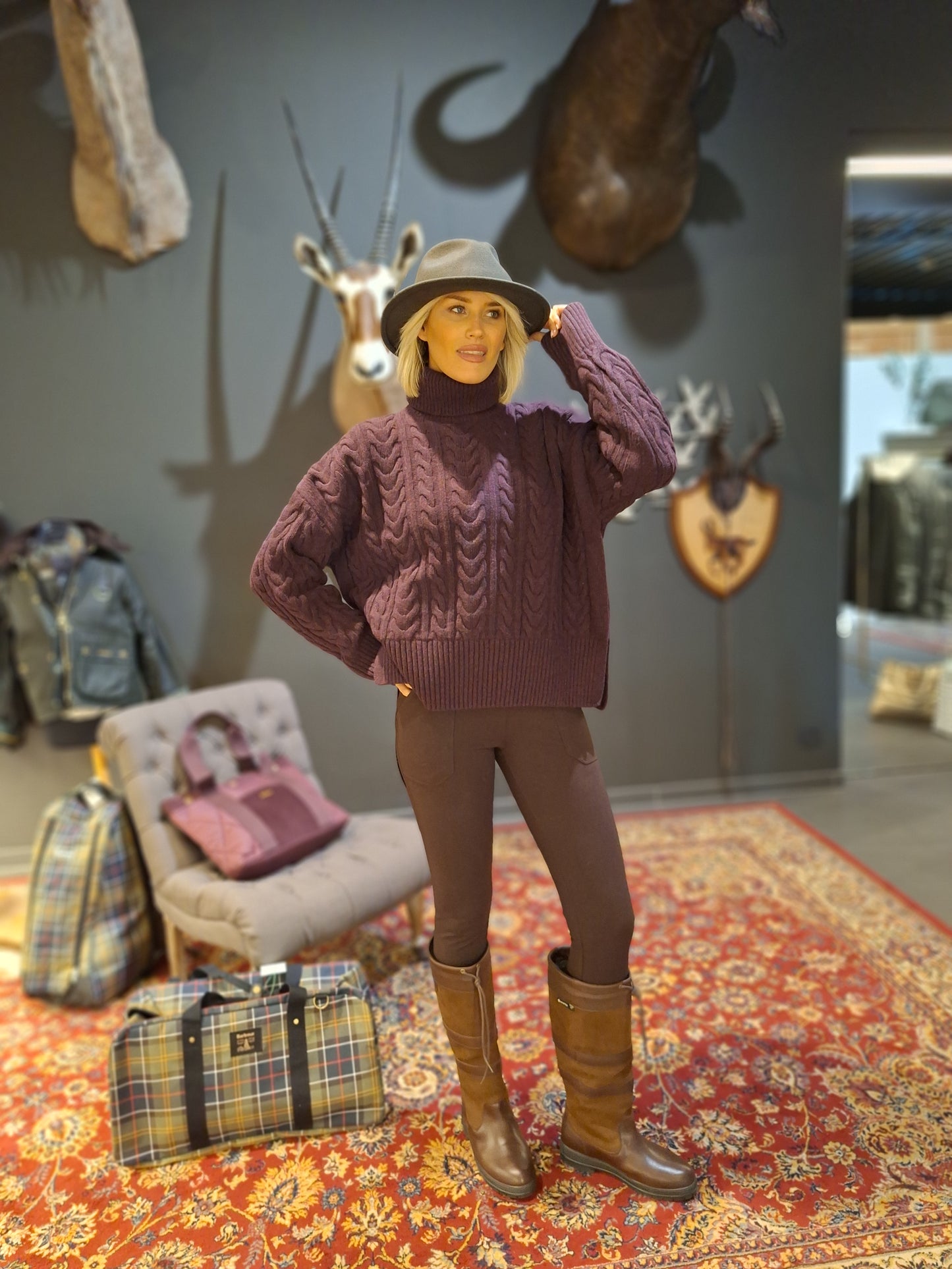 BARBOUR EMBLETON KNITTED JUMPER