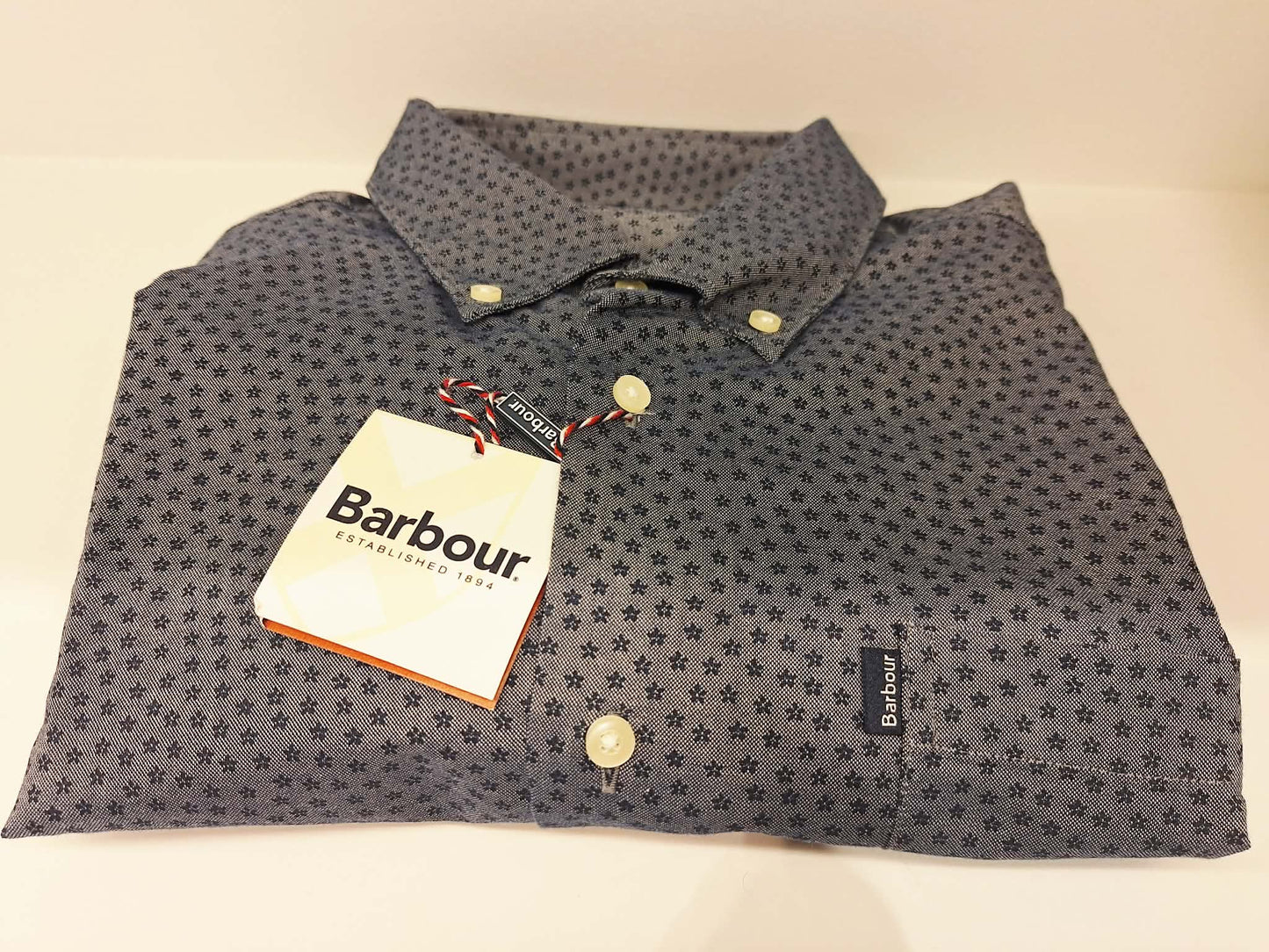 HEMD BARBOUR KATOEN JEANSLOOK