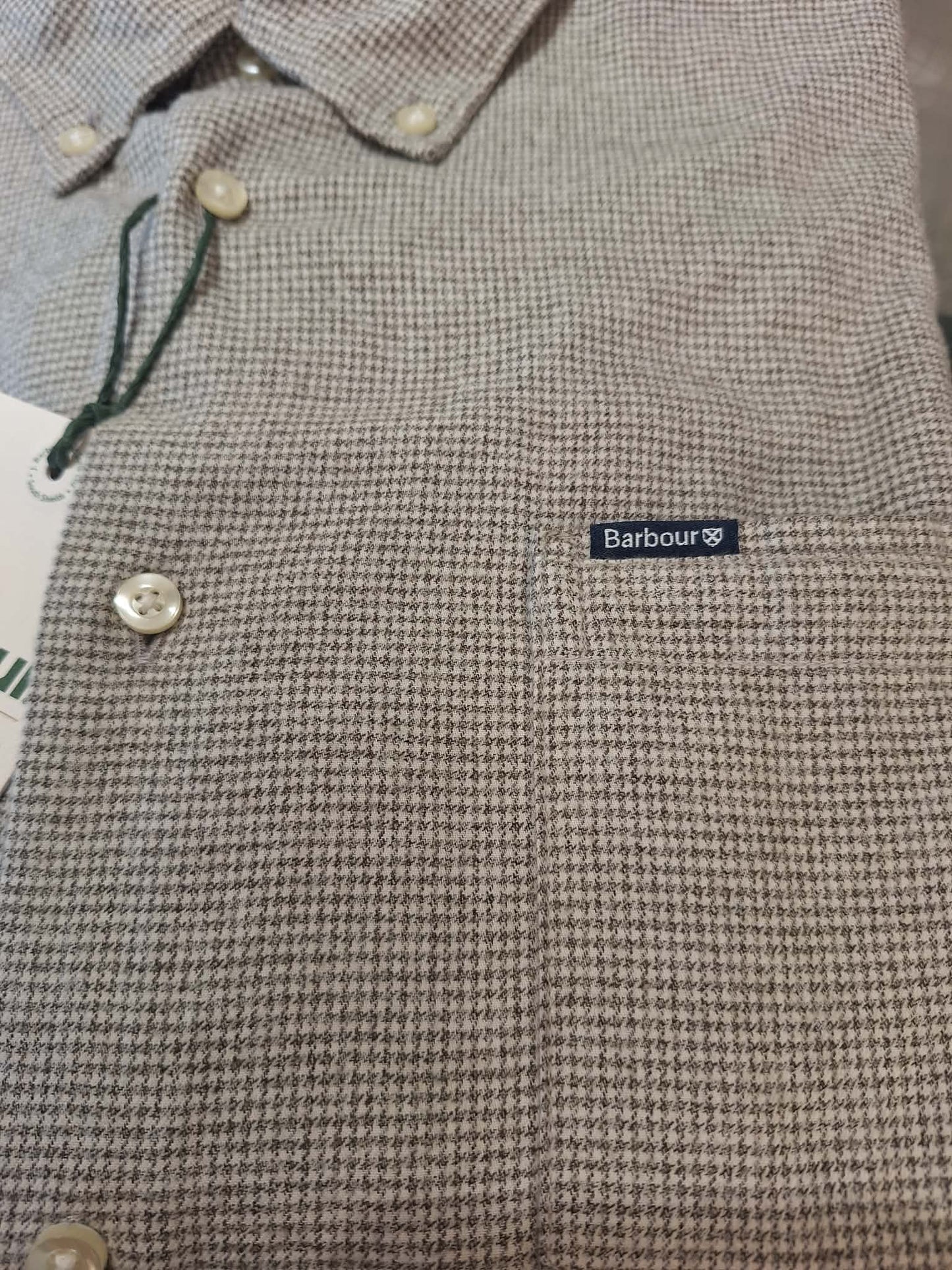BARBOUR TURNER TAILORED HOUNDSTOOTH SHIRT
