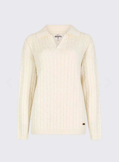 Brownville Dames Merino Blend Trui - Oyster