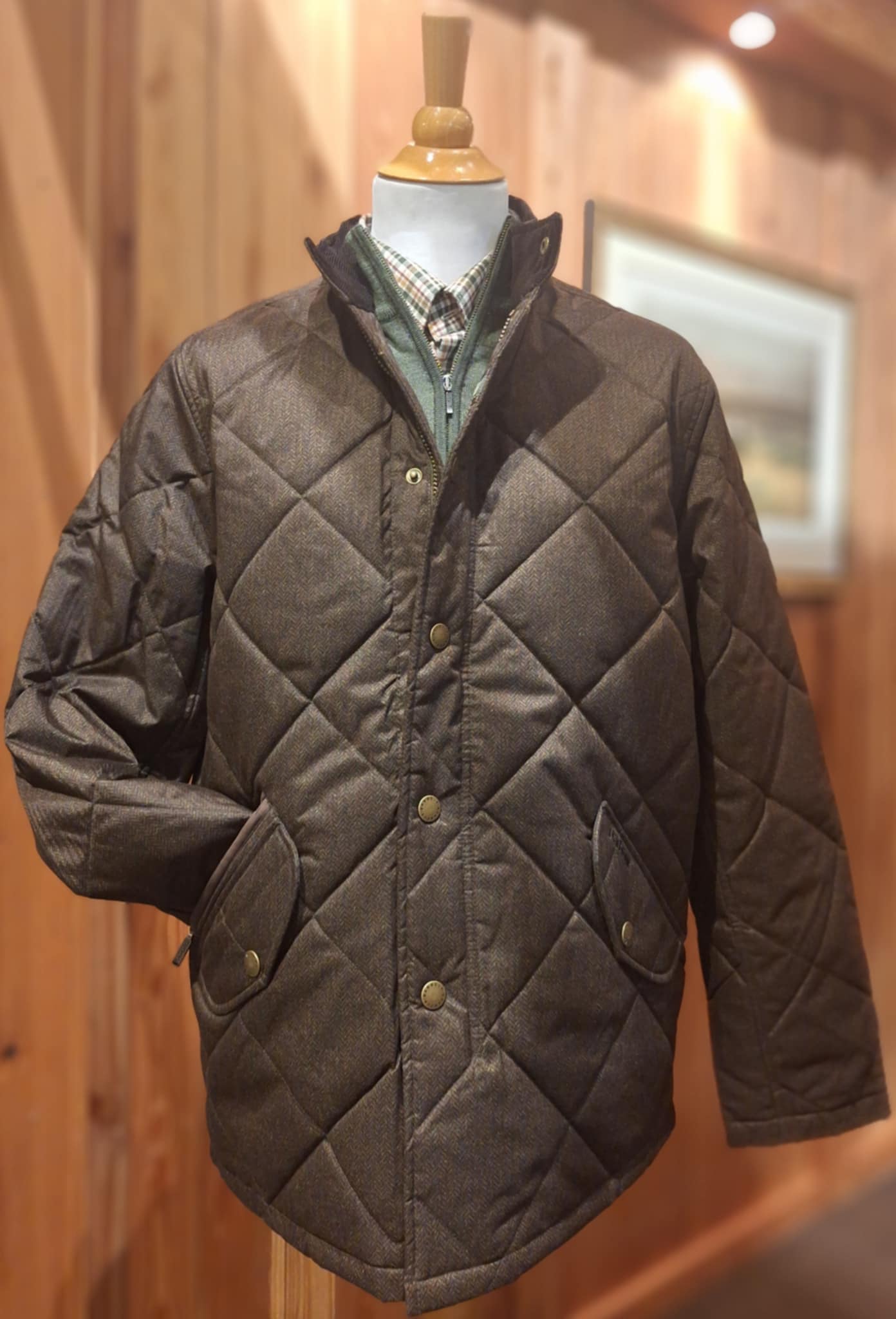 BARBOUR WINTER SHOVELER QUILTED JACKET