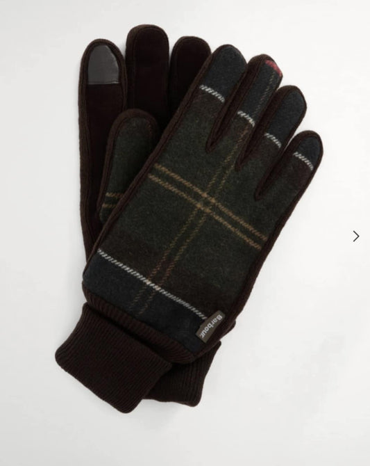 BARBOUR HACKNEY TARTAN GLOVES