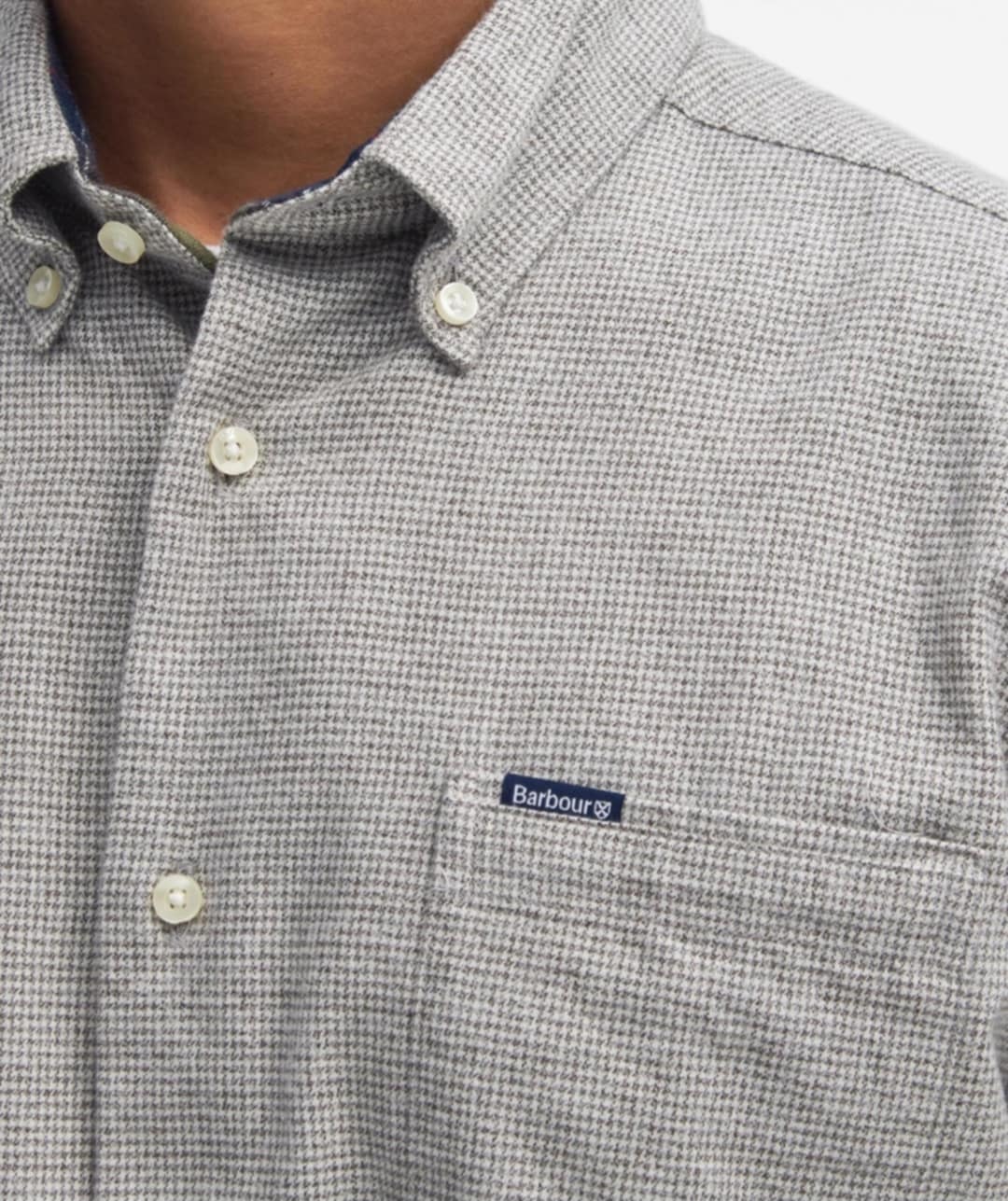 BARBOUR TURNER TAILORED HOUNDSTOOTH SHIRT