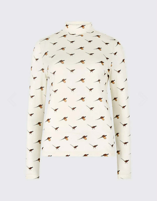 DUBARRY Reynolds Dames Mock Neck Top - Ecru
