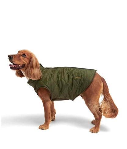 BARBOUR REVERSIBLE QUILT/BORG FLEECE DOG COAT