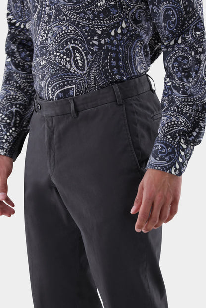VAN LAACK CHINO HILGER DARK CHARCOAL GREY
