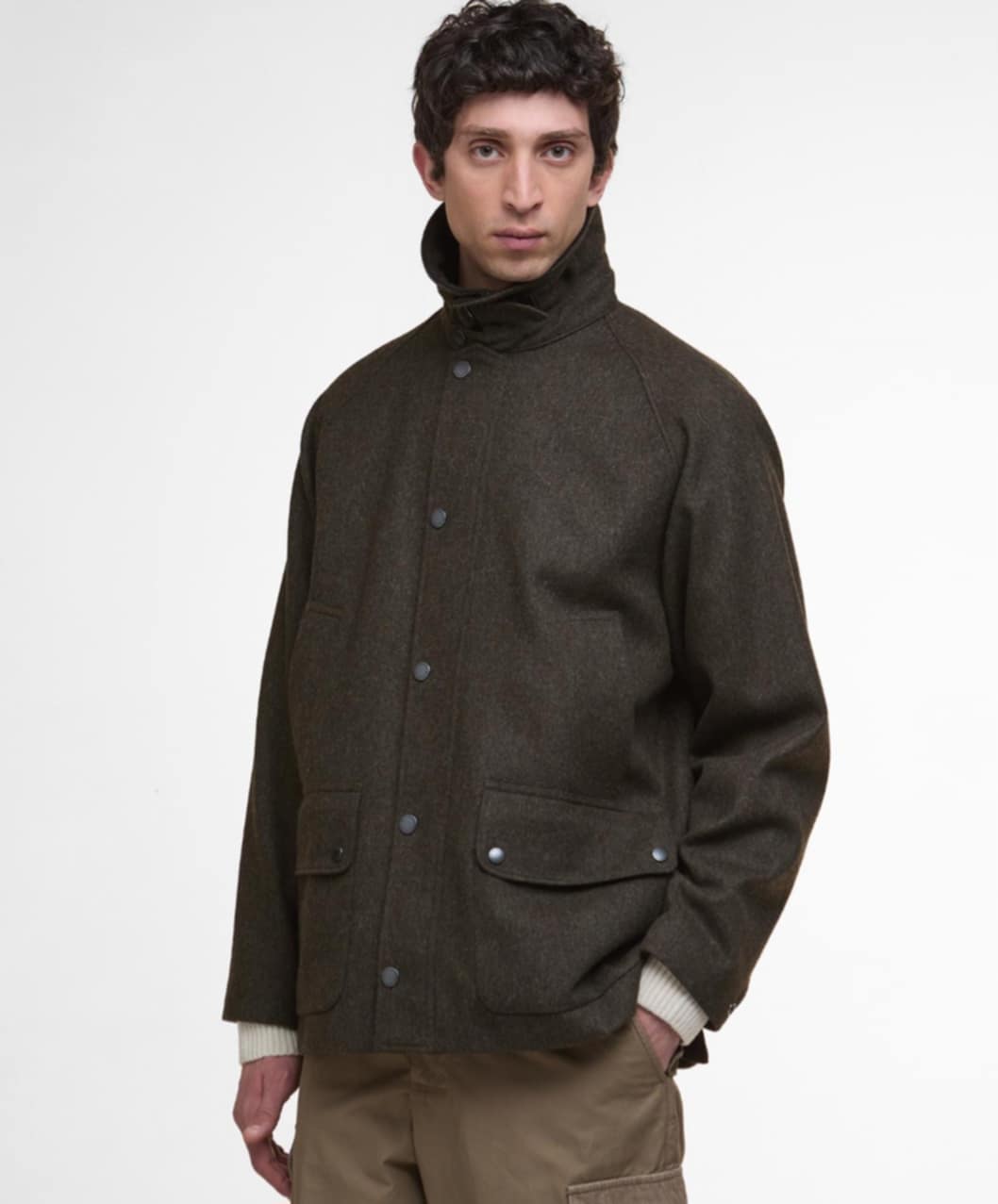 BARBOUR MODIFIED BEDALE WOOL JACKET