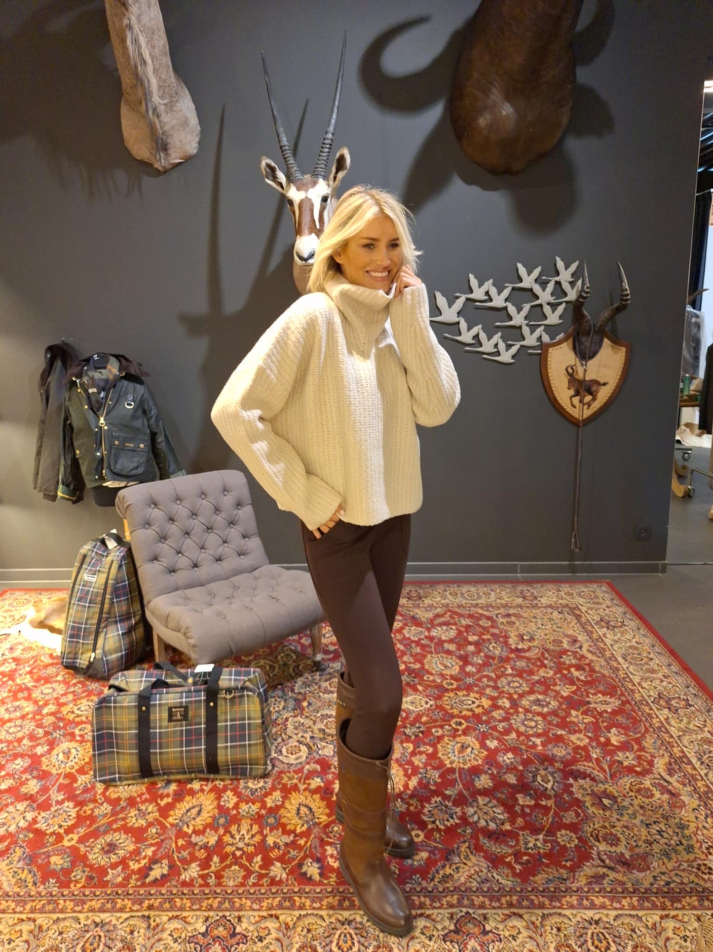 BARBOUR IMELDA KNITTED JUMPER