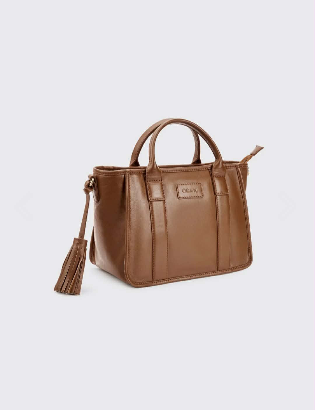 Ramelton Medium Size Leren Handtas - Caramel