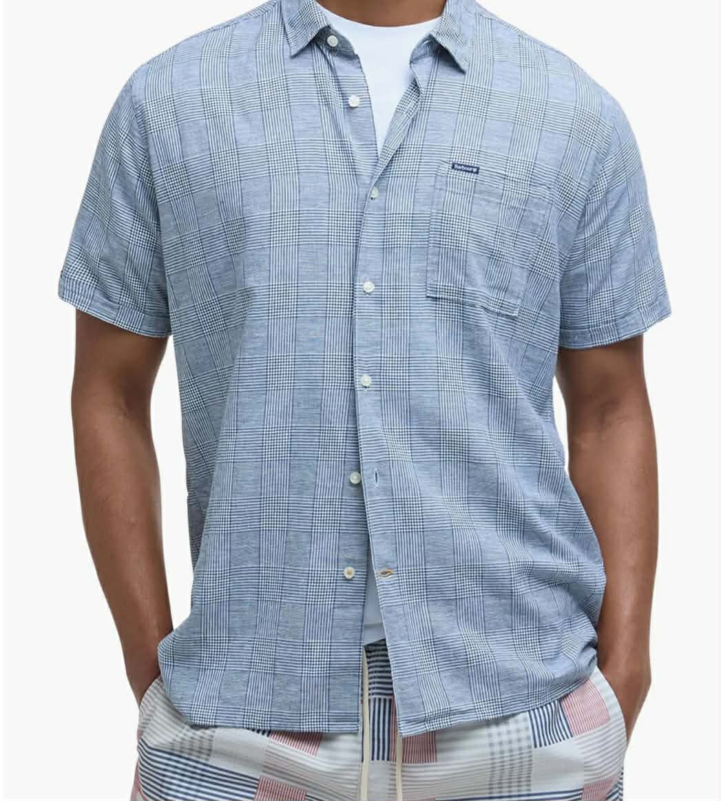 BARBOUR HEMD MARWOOD (korte mouw)