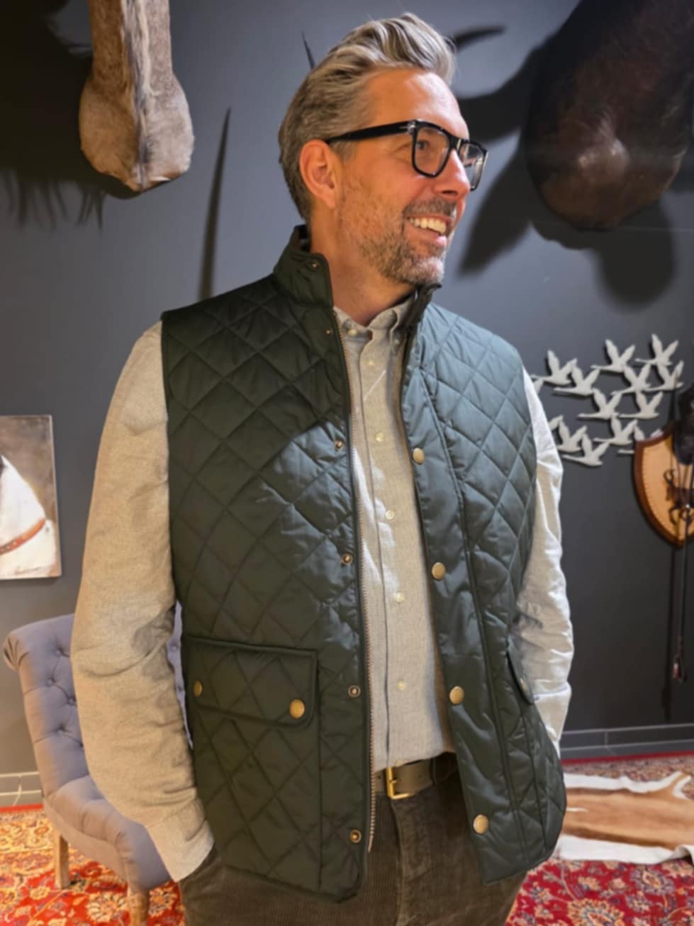 BARBOUR NEW LOWERDALE QUILTED GILET