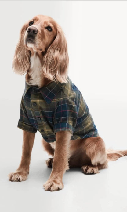 BARBOUR TARTAN FORTROSE DOG SHIRT