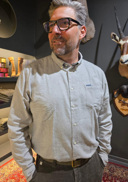 BARBOUR TURNER TAILORED HOUNDSTOOTH SHIRT