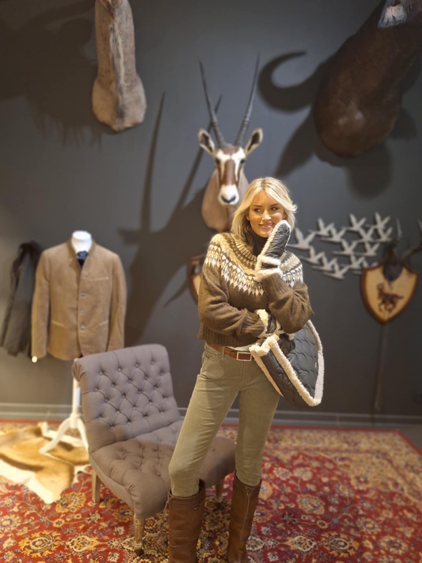 BARBOUR LORRIE KNITTED JUMPER