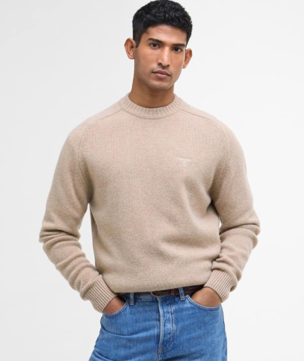 BARBOUR GRANGETOWN CREW NECK SWEATER