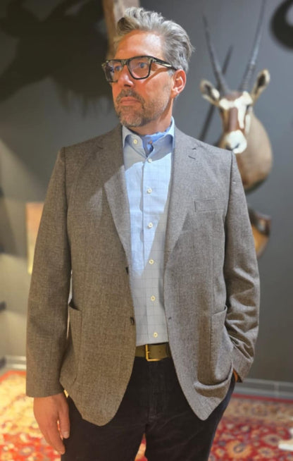 BARBOUR KENSINGTON CHECK BLAZER